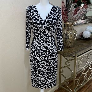 Lauren Ralph Lauren black and white dress